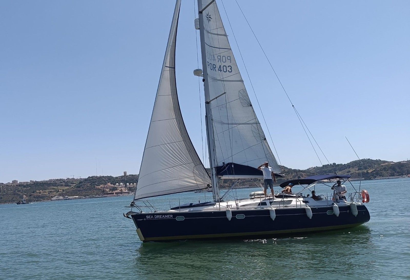 Sailing boat on the Tagus